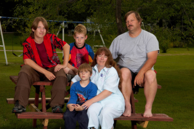 Dave and his family 2007