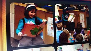 Florie Reading to her class Jan 2014