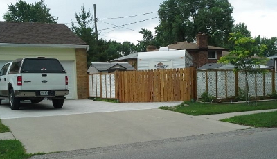 New back yard fence and gateJune 2014