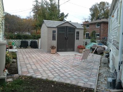 the patio was all done Oct 2014