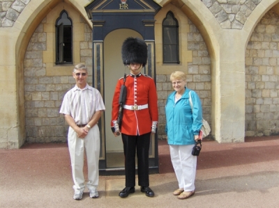 Judy and Ted at Windsor Castle